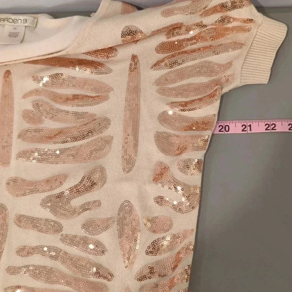 Arden B. Sequin Short Sleeve Sweater size‎ XS - Picture 7 of 8